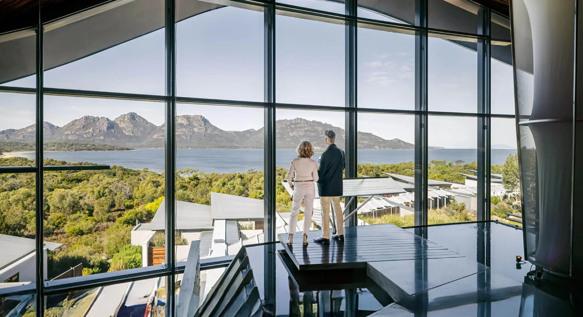 Five-star hotel in Tasmania's game reserve